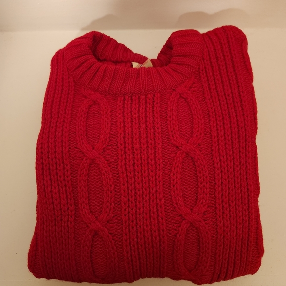 Vintage Red Bergland Ribbed Pullover Sweater - Picture 3 of 5